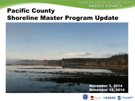 Grays Harbor County Shoreline Master Program Update