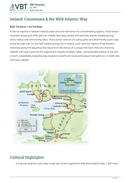 Mulranny to Westport on the Great Western Greenway / Move on Day Enjoy a Glorious Day of Cycling the Great Western Greenway at a Pace That Suits You