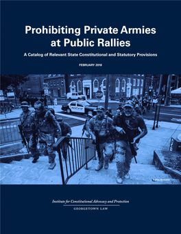 Prohibiting Private Armies at Public Rallies