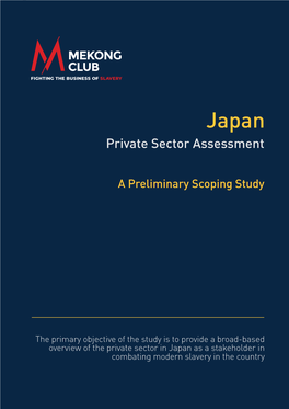 Japan Private Sector Assessment