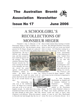 A Schoolgirl's Recollections of Monsieur Heger