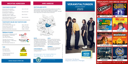 Veranstaltungen 2020