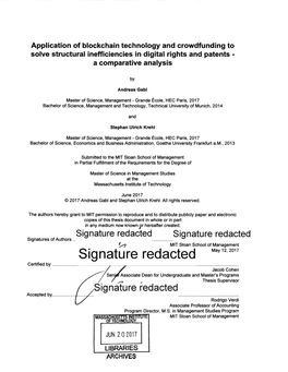 Signature Redacted May12,2017 Certified By