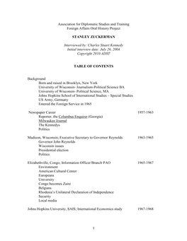 Zuckerman, Stanley.Toc.Pdf