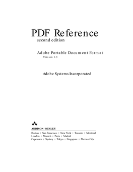 PDF Reference, Second Edition