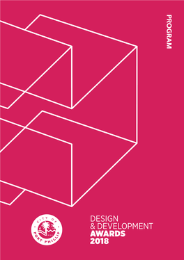 Design and Development Awards 2018