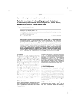 Topical Hydrocortisone 17-Butyrate 21-Propionate In