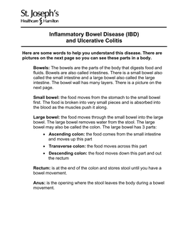 Inflammatory Bowel Disease (IBD) and Ulcerative Colitis