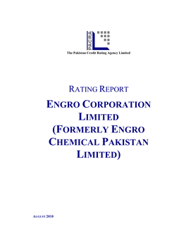 Formerly Engro Chemical Pakistan Limited)