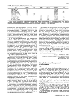 Fluorobenzene and Chlorobenzene Are More Reactive Toward the Resulting +S02CH3 Than the Unshared Elec