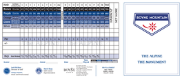 Alpine and Monument Scorecards