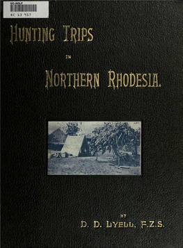 Hunting Trips in Northern Rhodesia