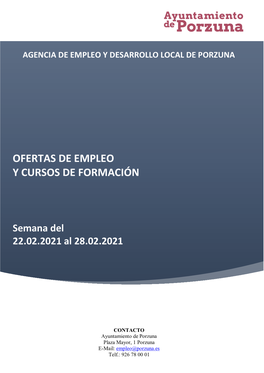 Ofertas De Empleo Y Cursos De Formación