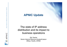 APNIC Update