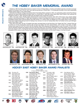 The Hobey Baker Memorial Award