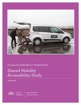 Shared Mobility Accessibility Study