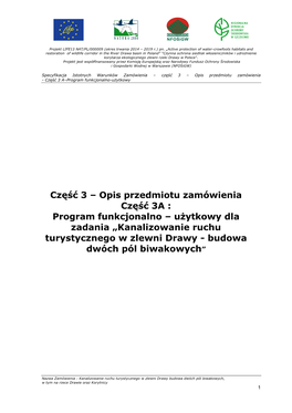 Program Funkcjonalno-Użytkowy