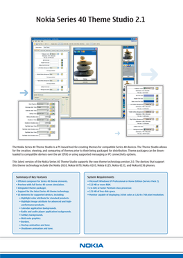 Nokia Series 40 Theme Studio 2.1