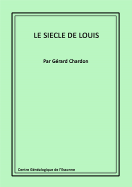 Le Siècle De Louis