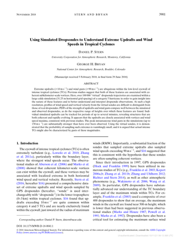 Using Simulated Dropsondes to Understand Extreme Updrafts and Wind Speeds in Tropical Cyclones