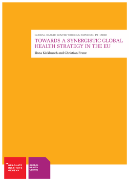 Paper on the European Role in Global Health