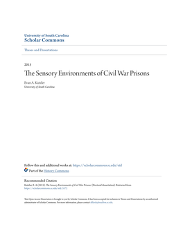 The Sensory Environments of Civil War Prisons