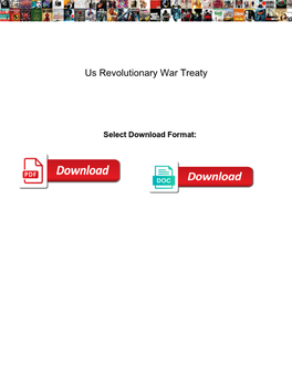 Us Revolutionary War Treaty