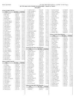 7/28/2017 to 7/30/2017 Psych Sheet