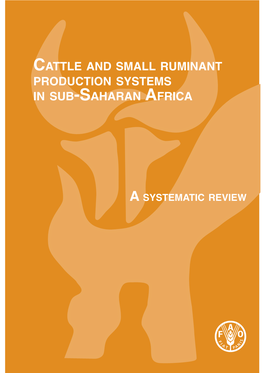 Cattle and Small Ruminant Production Systems in Sub-Saharan Africa