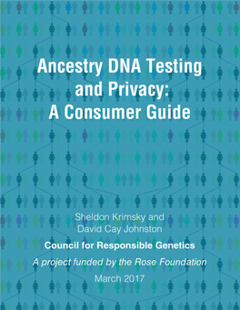 Ancestry DNA and Privacy