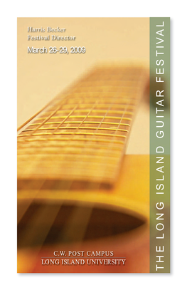 Long Island Guitar Festival 2009 Program Book