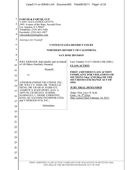 Case5:11-Cv-00640-LHK Documental Filed06/30/11 Pagel of 33