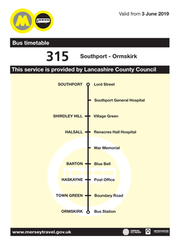 315 Southport - Ormskirk
