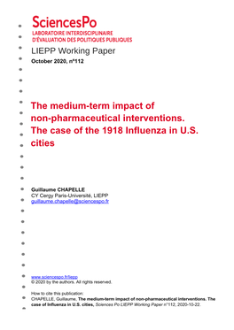 The Medium-Term Impact of Non-Pharmaceutical Interventions