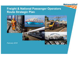 Freight & National Passenger Operators Route Strategic Plan