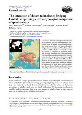 The Interaction of Distant Technologies: Bridging Central