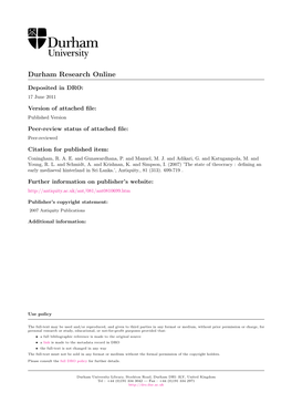 Durham Research Online