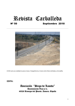 Revista Carballeda Nº 50 Septiembre 2018