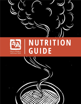 Nutrition Guide Nutrition Guide