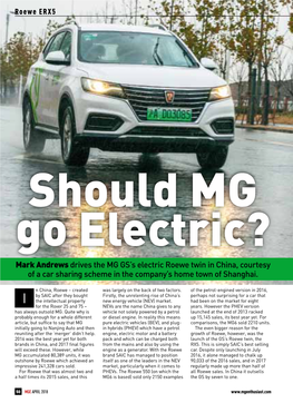 Mark Andrews Drives the MG GS's Electric Roewe Twin in China