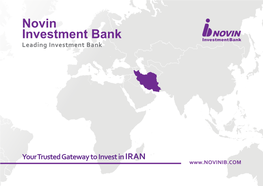 Novin Investment Bank Leading Investment Bank