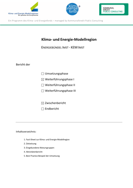 Und Energie-Modellregion