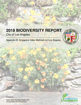 2018 BIODIVERSITY REPORT City of Los Angeles