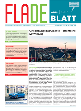 Ausgabe 20 Vom 17. Mai 2019