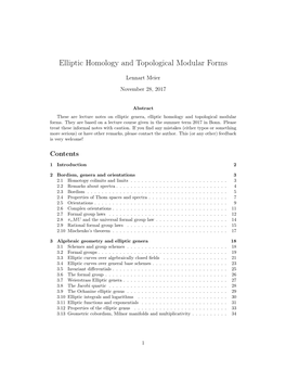 Elliptic Homology and Topological Modular Forms