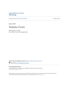 Fantastic Covers Ellen Kathryn Corrigan Eastern Illinois University, Ekcorrigan@Eiu.Edu