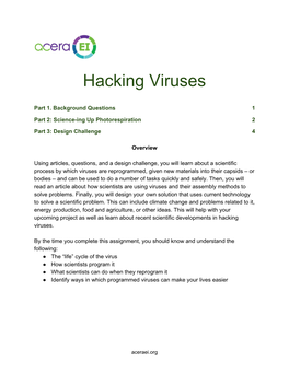 Hacking Viruses