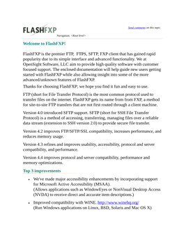 Flashfxp Help File
