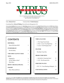 Virus Bulletin, May 1993