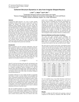 Coherent Structure Dynamics in Jets from Irregular Shaped Nozzles